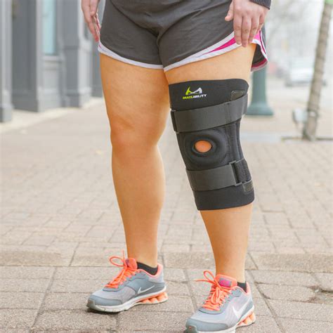 Big Knee Brace For Large Legs And Plus Size Thighs Braceability