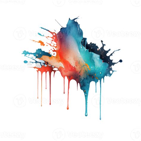 Free Watercolor Stain In Colorful 21179688 Png With Transparent Background