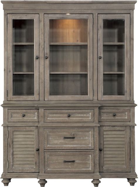 Homelegance Casual Dining Buffet And Hutch 1689br 50kit Osmond