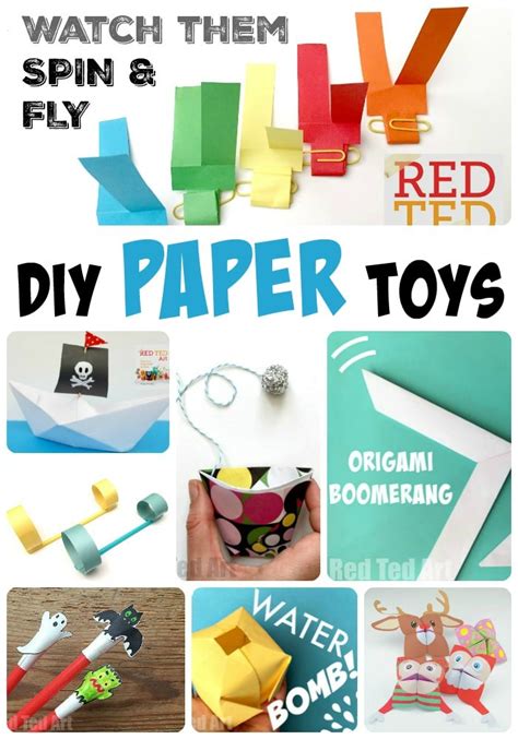 Diy Paper Toys Here Over 12 Fantastic Paper Toys The Kids Can Make