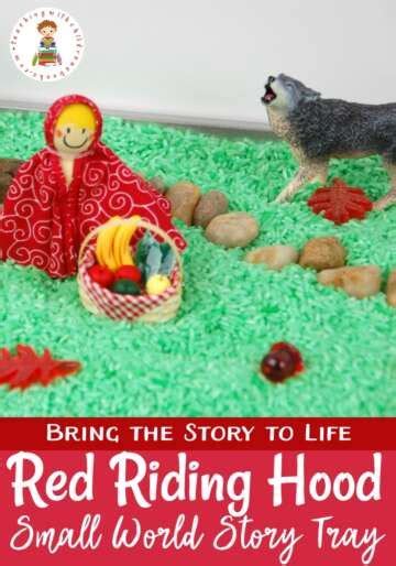 Little Red Riding Hood Sensory Activities Story Tray