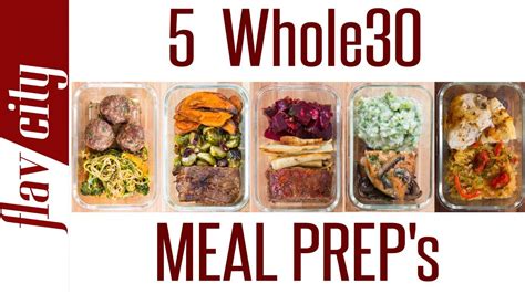 5 Whole30 Meal Prep Recipes The Ultimate Clean Eating Diet Easy