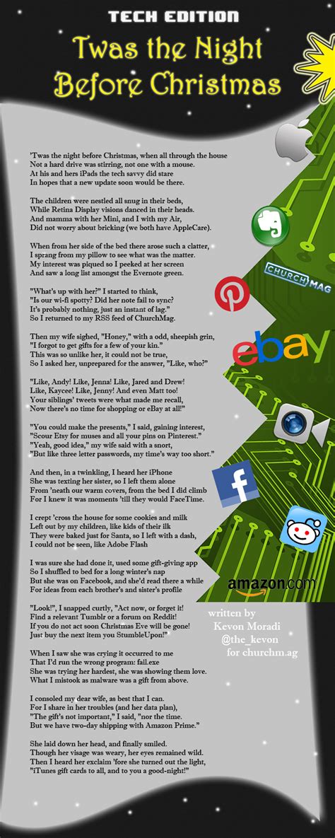 Twas The Night Before Christmas Tech Edition Churchmag