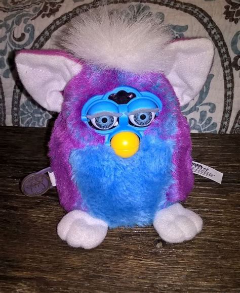 Vintage Working Original Furby Babies Gen 3 Blue Change Pinkpurple