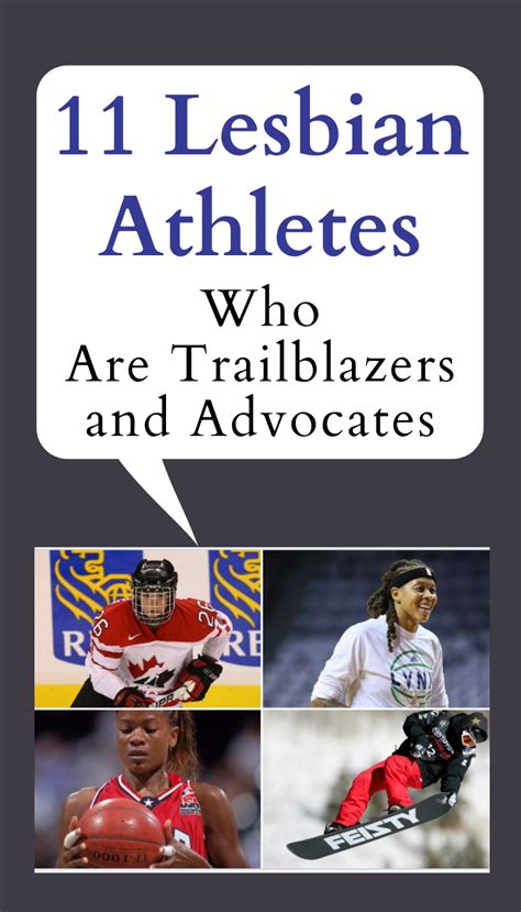 There Are Thousands Of Noteworthy Lesbian Athletes From Across Different Sports Countries And