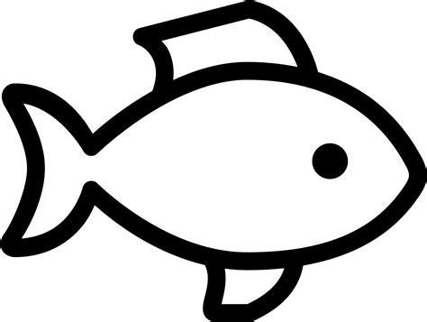 Free Black And White Fish Outline Download Free Black And White Fish
