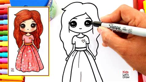 Kawaii Vestidos Para Dibujar Faciles Como Dibujar Una Chica Kawaii Images