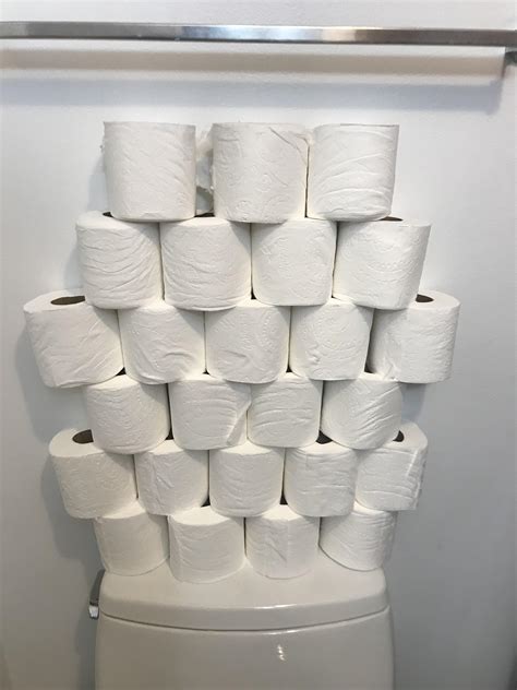 The Way This Toilet Paper Is Stacked Rmildlyinteresting