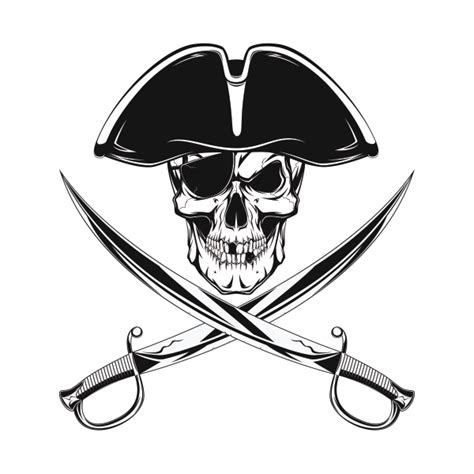 printed vinyl pirate skull crossed swords stickers factory
