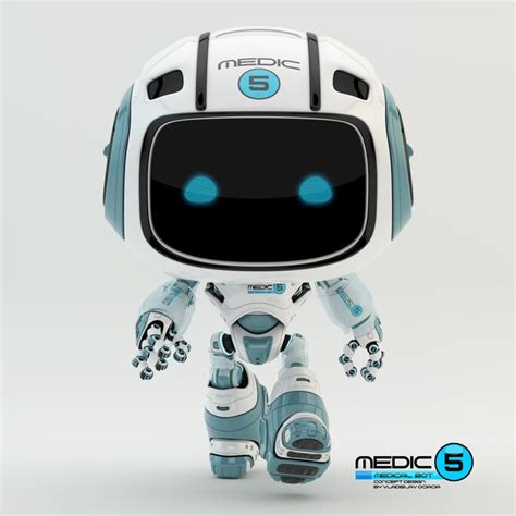Medic Bot Robot Cute Robot Design Robots Concept