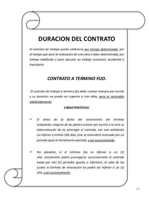 Modelo Carta Terminacion De Contrato Laboral A Termino Fijo En Colombia