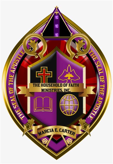 Bishop Seal Design Church Crest Ministry Logo Badge Transparent Png