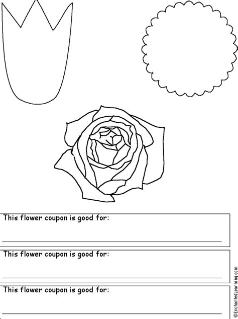 Browse our collection of mother's day card template free and create a stunning design even if you're not a designer. Chore Bouquet Mother's Day Card Craft - Enchanted Learning ...