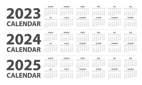 Calendario 2025 Vectores Iconos Gráficos Y Fondos Para Descargar Gratis