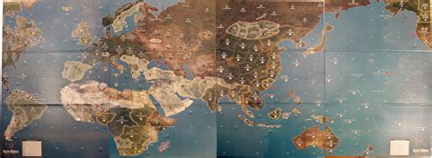 Axis And Allies 1940 Global Map Map Vector