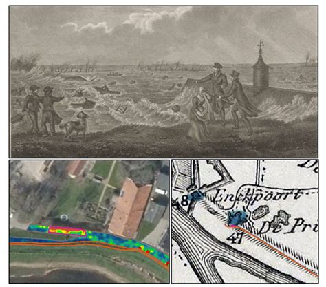 Op zoek naar de dijkdoorbraak bij cuyk? Historische dijkdoorbraak