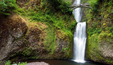 State Of Oregon Historic Columbia River Highway Multnomah Falls