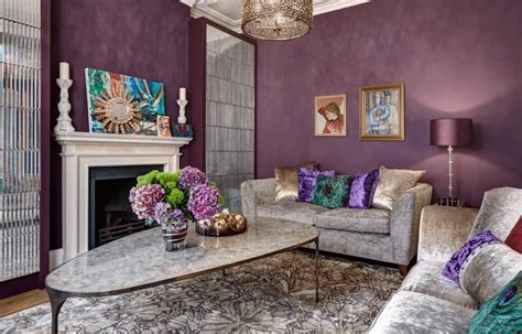 35 Purple Living Room Ideas Photos