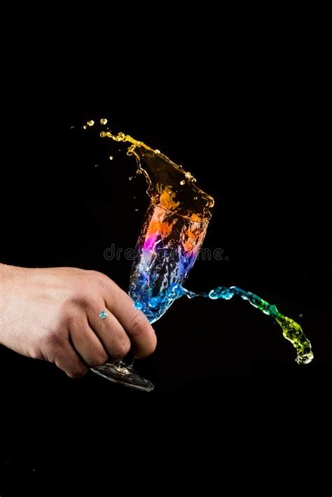 Rainbow Splash Stock Image Image Of Nature Splash Blue 22058305