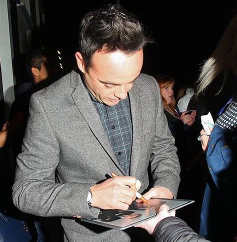 Ant Mcpartlin Is Left In Plaster As He Slices His Thumb Off With