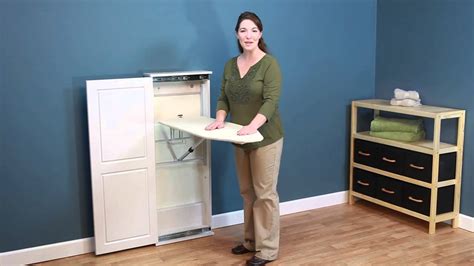 Fold out ironing board cabinet. Diy Kitchens Pull Out Ironing Board