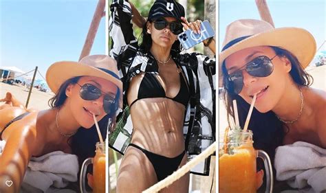 Eva Longoria 47 Flaunts Incredible Figure As She Sunbathes Topless In Black Thong Bikini