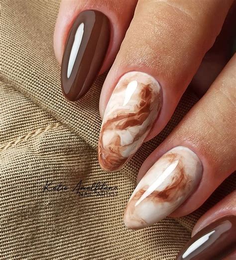 Cool Brown Nail Designs To Try In Fall The Glossychic Manicura