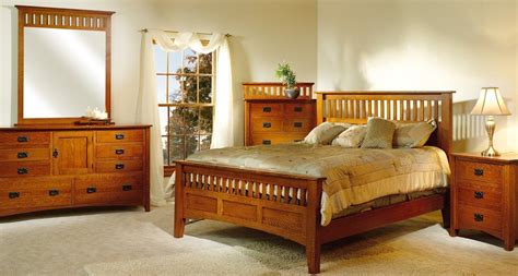 Our inventory of mission style bedroom for a classic, rustic bed, look no further! Mission Oak Bedroom Furniture (With images) | Oak bedroom ...