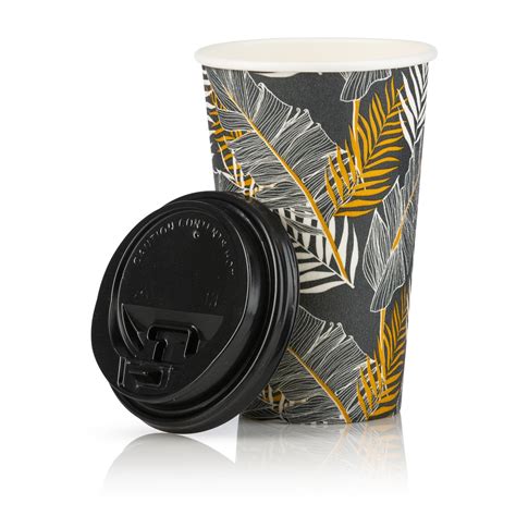 16 Oz Insulated Paper Coffee Cups With Lids Posh Setting