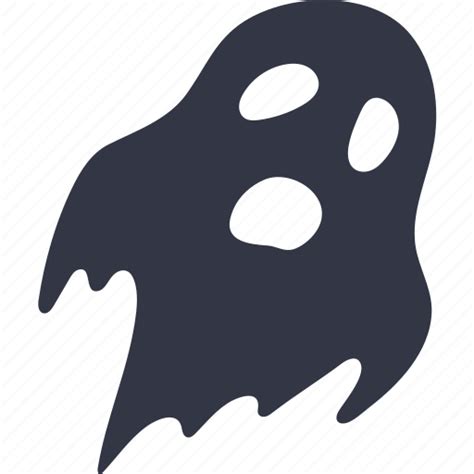 Creepy Ghost Halloween Horror Monster Scary Spooky Icon