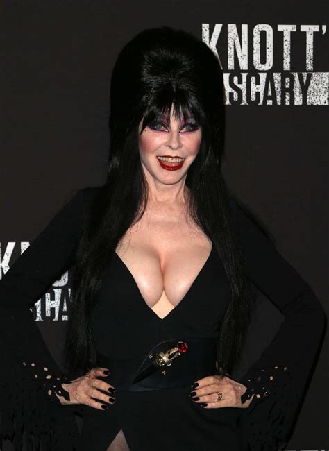 Cassandra Peterson At Knotts Scary Farm Opening Night In