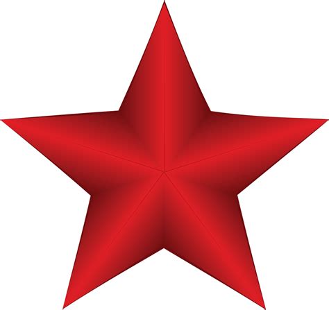 Red Star Png Transparent Image Download Size 1106x1044px