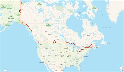 Canada United States Border Map Canadaaz