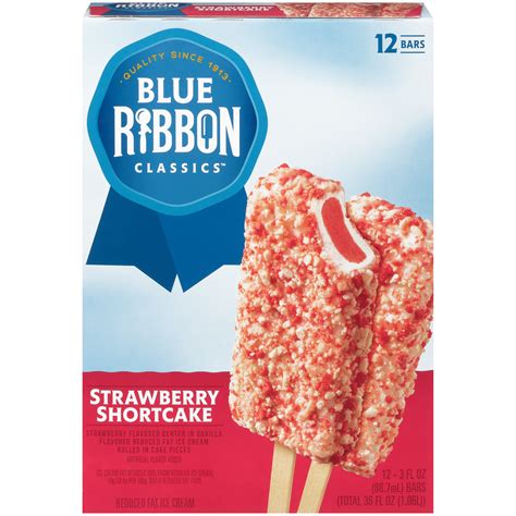 Blue Ribbon Classics Strawberry Shortcake Ice Cream Bars 12pk