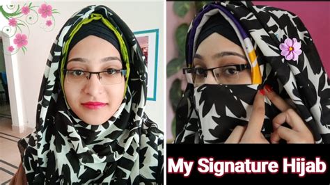 My Hijab Tutorial Office Hijab Style My Signature Hijab Style Hijab With Niqab 2021