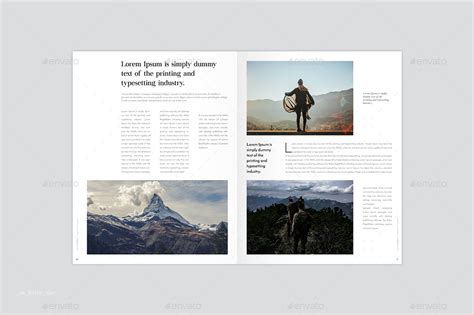 Minimal Magazine Layout By Graphhost Graphicriver