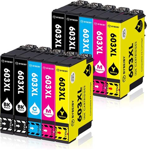 Bybeiby Compatible Avec Epson 603 603xl Cartouches Dencre Multipack