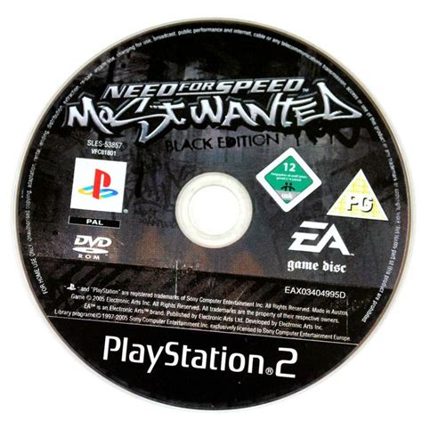 Need For Speed Most Wanted Black Edition Für Playstation 2 Dvd Box