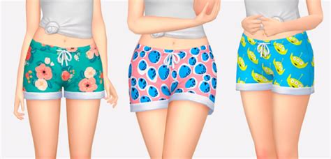 Loose Sleep Shorts Sims 4 Maxis Match Cc Tumblr Sims 4 Sims 4 Custom Content Maxis Match