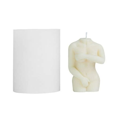 Adven Body Candle Mold Female Body Shape Candle Silicone Mold Candle Making Wax Mould