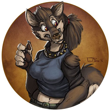 Cartoon Werewolf Girl