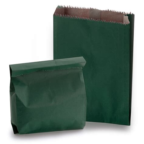 Green Heavyweight Kraft Paper Bags Paper Bags Carrier Bag Shop