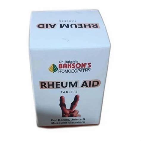 Baksons Homeopathy Rheum Aid Tablets 75 Tab Prescription At Rs 160