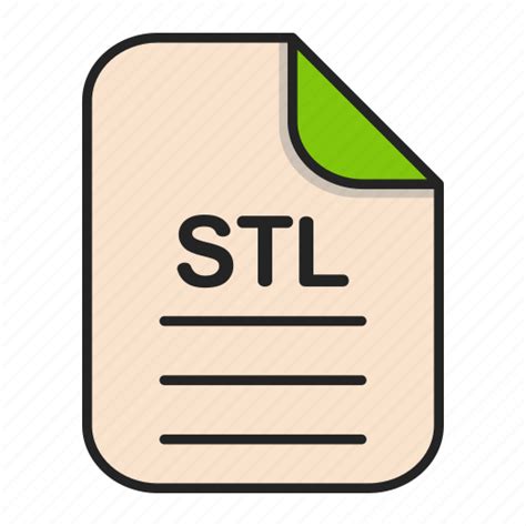 Document File File 3d Format Stl Type Icon