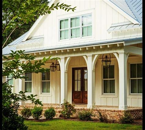 Country Porch Column With Corbels Brick Foundation With Vertical