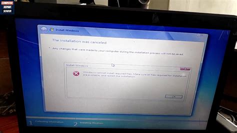Windows Cannot Install Required Files Make Sure All Files Required For
