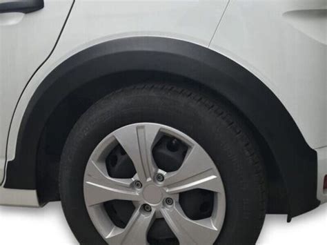 Abs Plastic Wheel Arch Trims Black Set 4 Pcs For Dacia Sandero Stepway