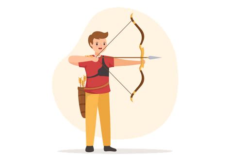 Premium Archery Illustration Pack From Sports And Games Illustrations