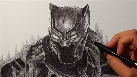 Black Panther Captain America Civil War Drawing Youtube