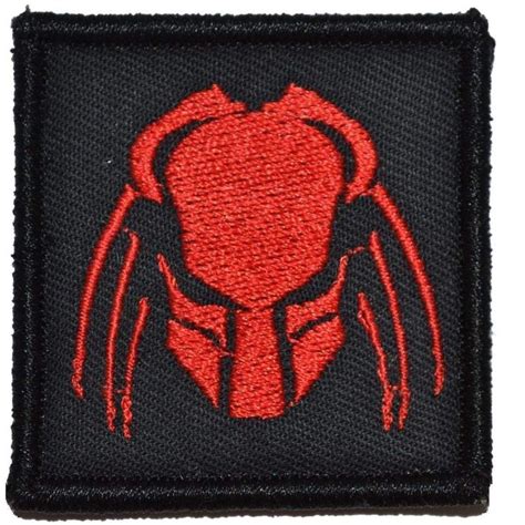 Predator Head 2x2 Patch Funny Patches Cool Patches Velcro Patches